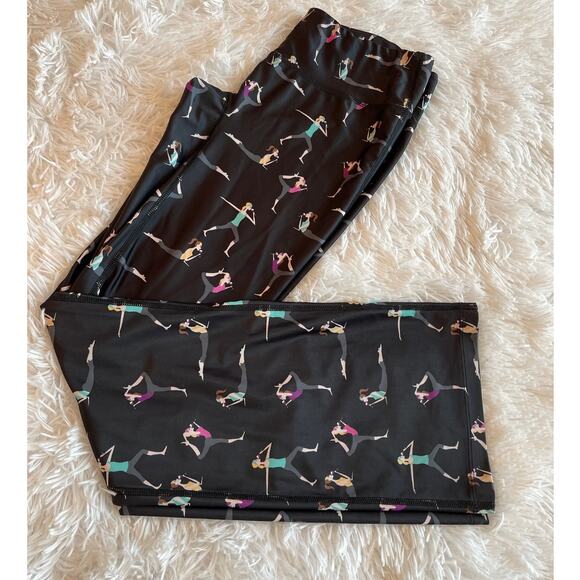 WINE ENTHUSIAST Leggings Knit Women Sz M Slightly Used - Picture 2 of 7